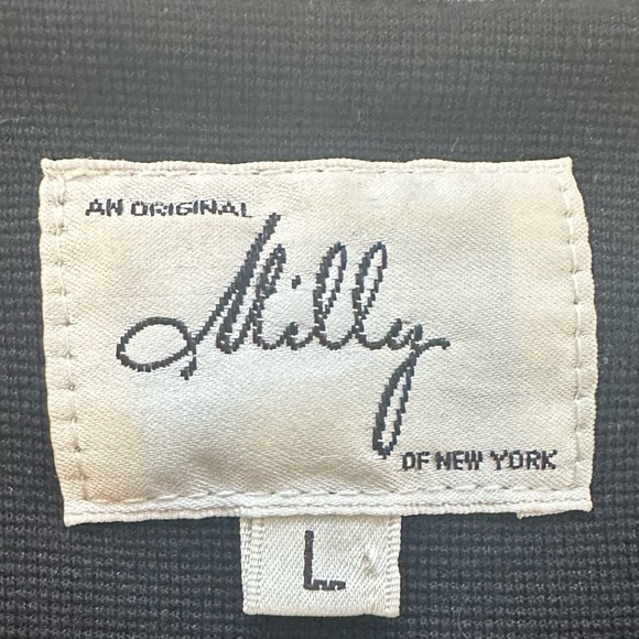 Black Milly Dress with Gold Buckle - Size L - Picture 5 of 5